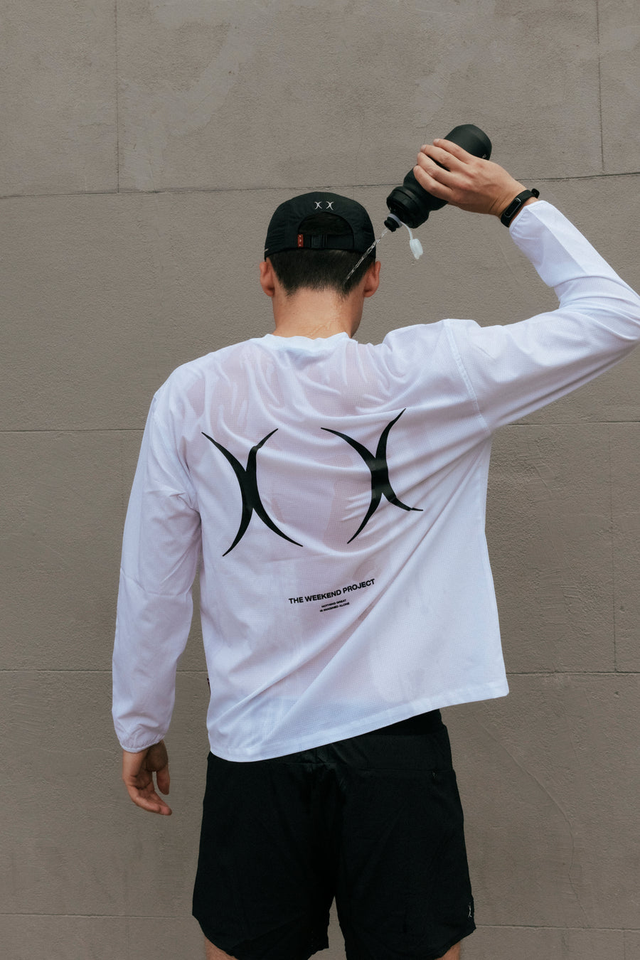 Unisex Long Sleeve Performance Tee - White