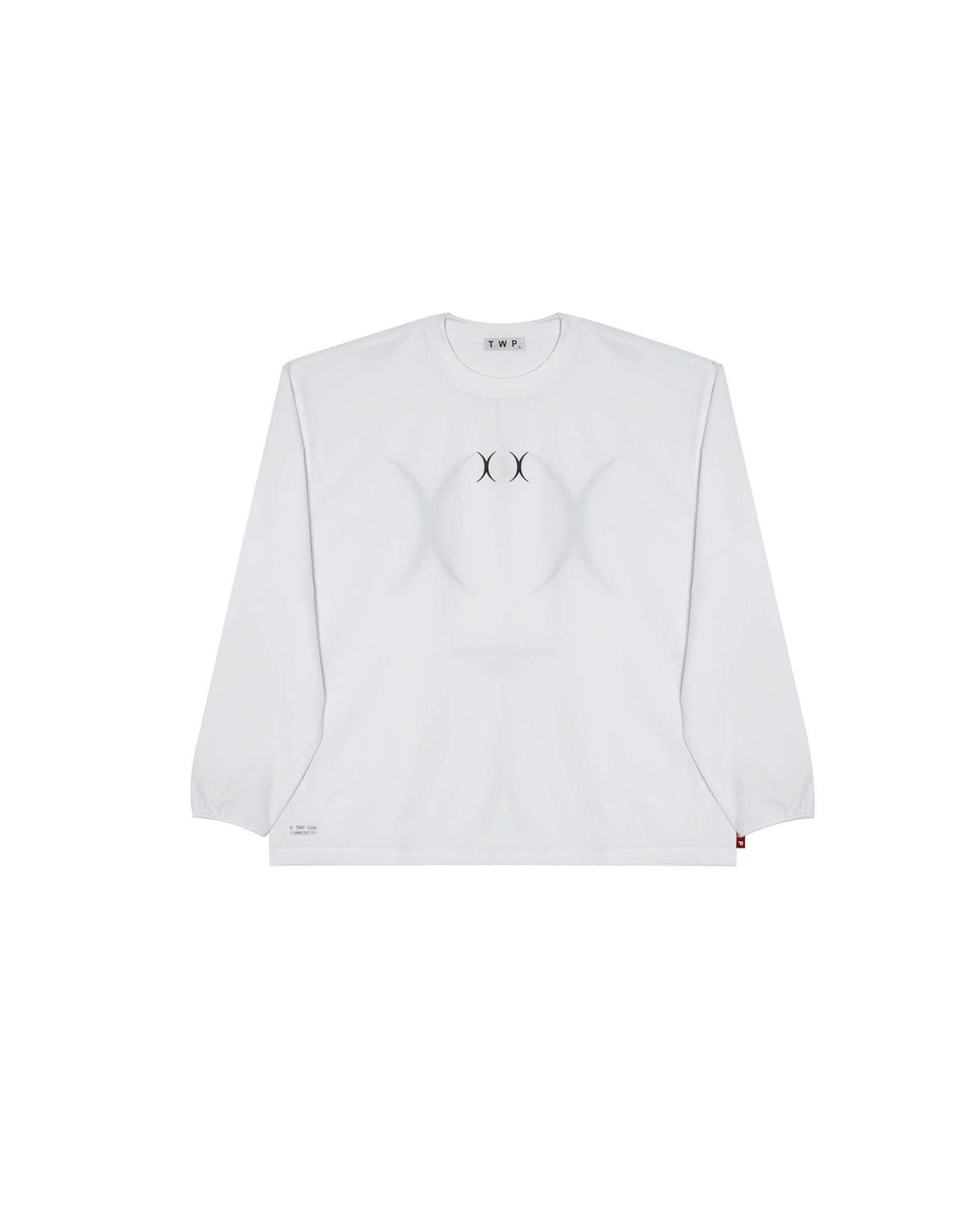 Unisex Long Sleeve Performance Tee - White