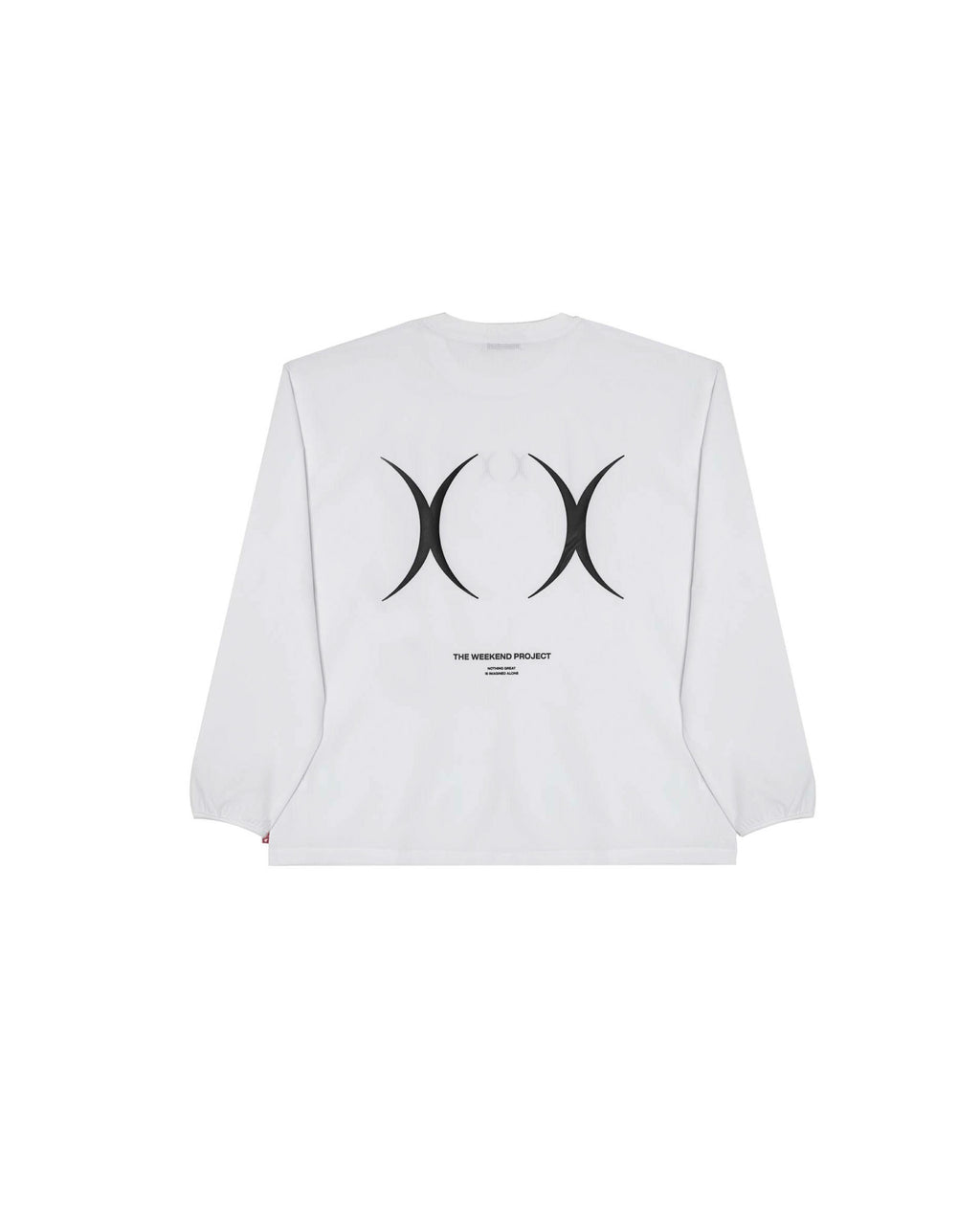 Unisex Long Sleeve Performance Tee - White