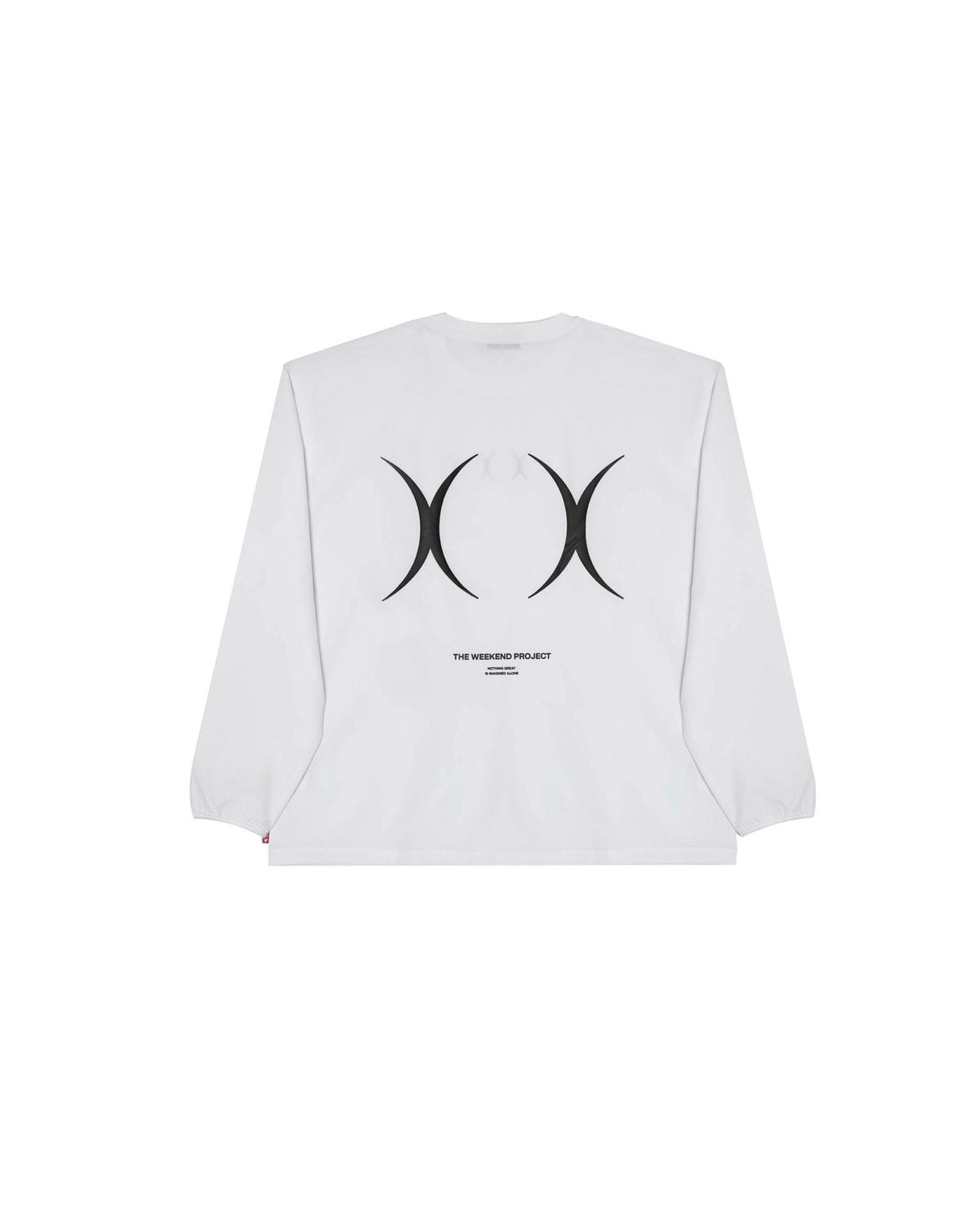 Unisex Long Sleeve Performance Tee - White